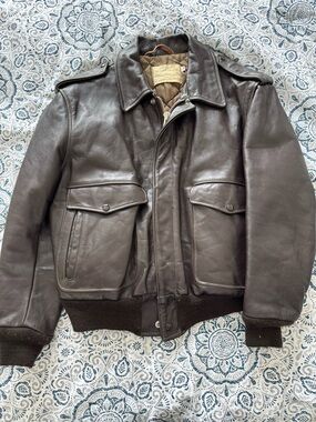 Schott bomber flight jacket..sz46